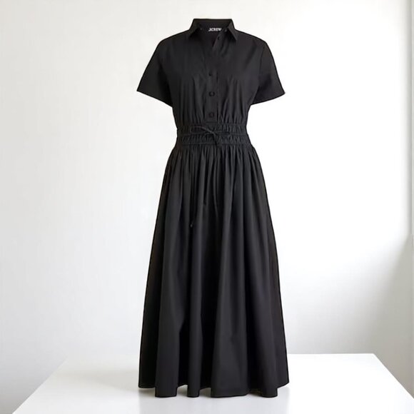 J. Crew Elena shirtdress in cotton poplin Size 10 Tall - Picture 1 of 9